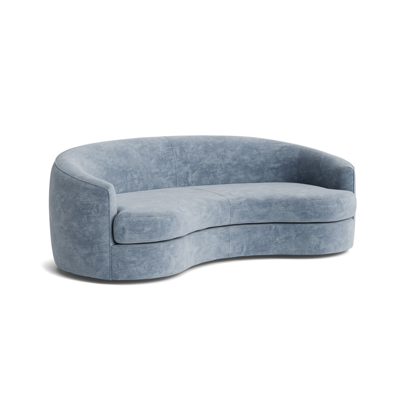 Giselle 85 Sofa, Vintage Chenille - Smoky Blue