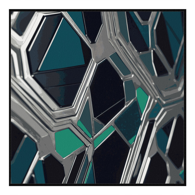 Radiant Orbit Rug, Square 3'