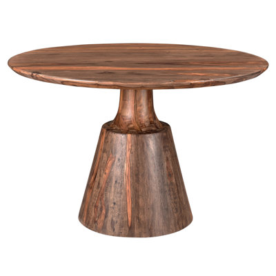 Rajna Round Solid Wood Dining Table