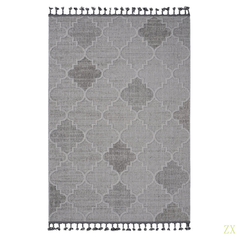 4X6 / Trellis Indoor / Outdoor Area Rug Stain Resistant, Non-Shedding, Friendly For Living Room, Bedroom, Dining Room And High-Traffic Areas