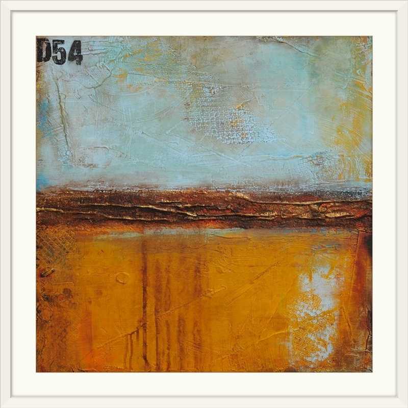 «Deck 54» par Frisco, impression, H 20" x l 20" x P 1", Cadre blanc