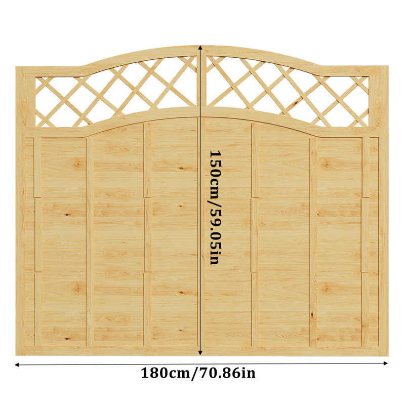 150 cm H x 180 cm W Fence Panels Fencing with 1 Panel(s) Included