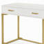 Bureau d'ordinateur de 99 cm avec tiroirs, bureau d'écriture moderne, bureau d'étude