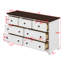 Commode 7 tiroirs avec grande commode Farmhouse