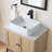 30" Modern Vessel Single Bathroom Vanity With 2-Doors