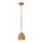 Caroll 1 Light Soft Gold Mini Pendant