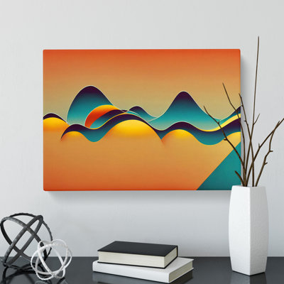 Bewildering Modern Abstract Art - Wrapped Canvas