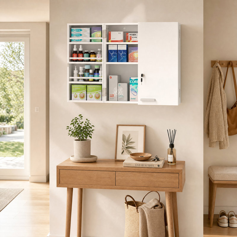W H Medicine Cabinet Mirror