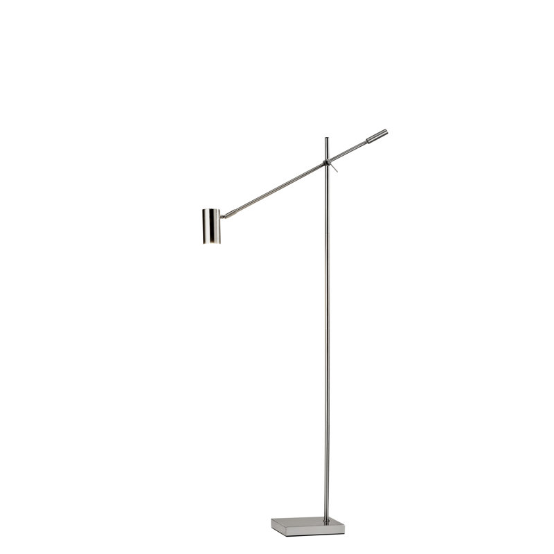 Lampe de travail / de lecture à DEL de 58 po Flemings, Acier brossé