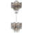 Dalores Glass Semi Flush Mount-98925441