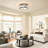 12" 2-Light Dimmable Crystal Flush Mount Lighting-1162605795