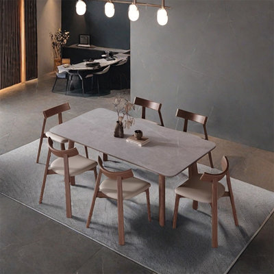 Ensemble de table de salle à manger rectangulaire