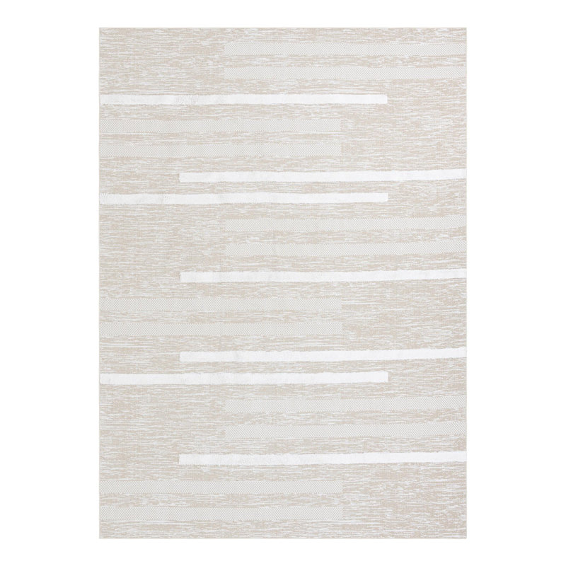 Jesika Performance Cotton Striped Indoor Rug, Rectangle 9'10" x 14'1"