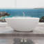 Baignoire de trempage autoportante de 59 po x 30 po-112293176