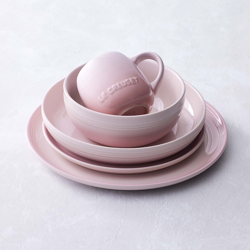 Le Creuset 320ml Coupe Sphere Mug, Shell Pink