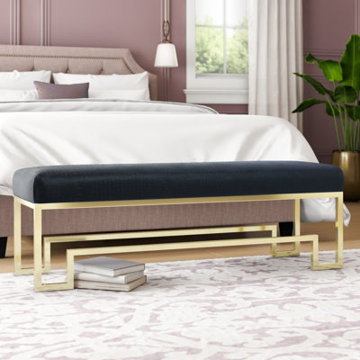 Banc rembourré 54 po Pangea Home Declan Laurence