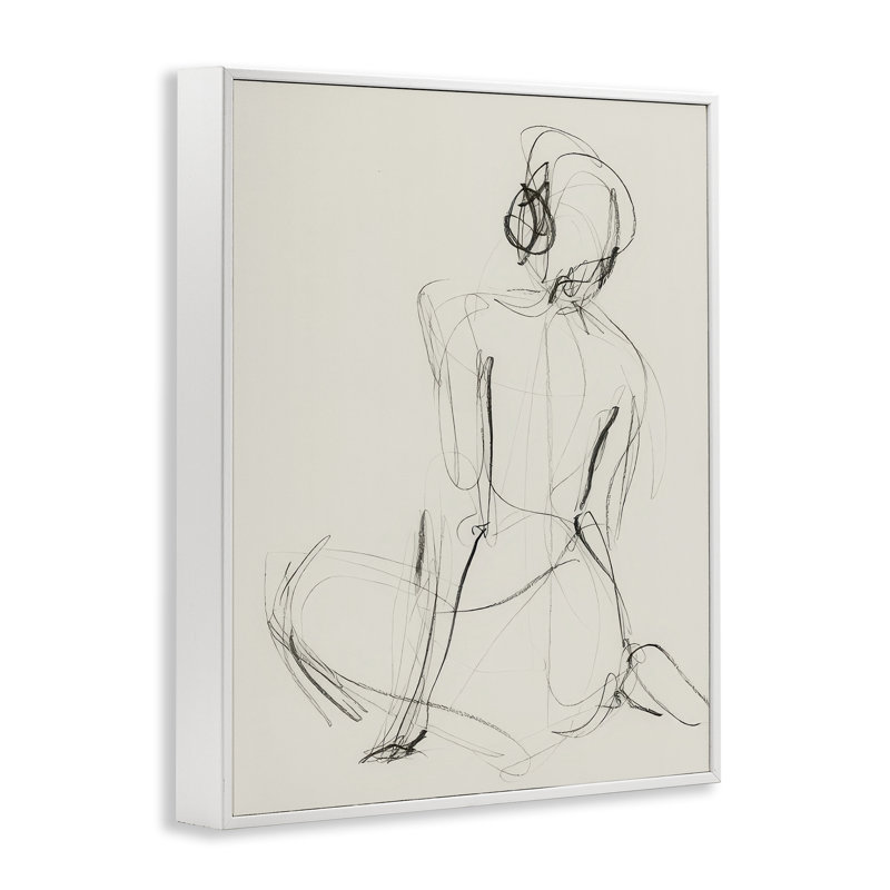 Étude de giclée encadrée par Victoria Barnes Bh-713, Estampe numérique encadrée blanc bord de mer, H 14 po x l 11 po