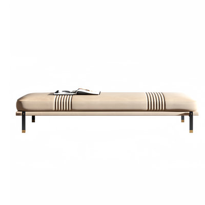 Banc rembourré en cuir Kisty Match