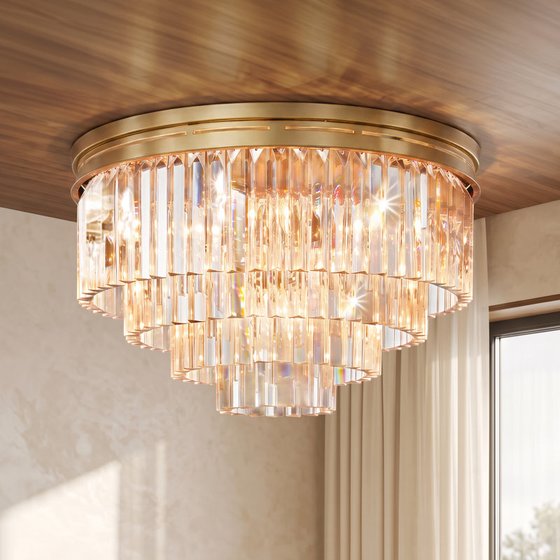 Lustre encastré 18 lumières 18,5 "Lucent, Doré