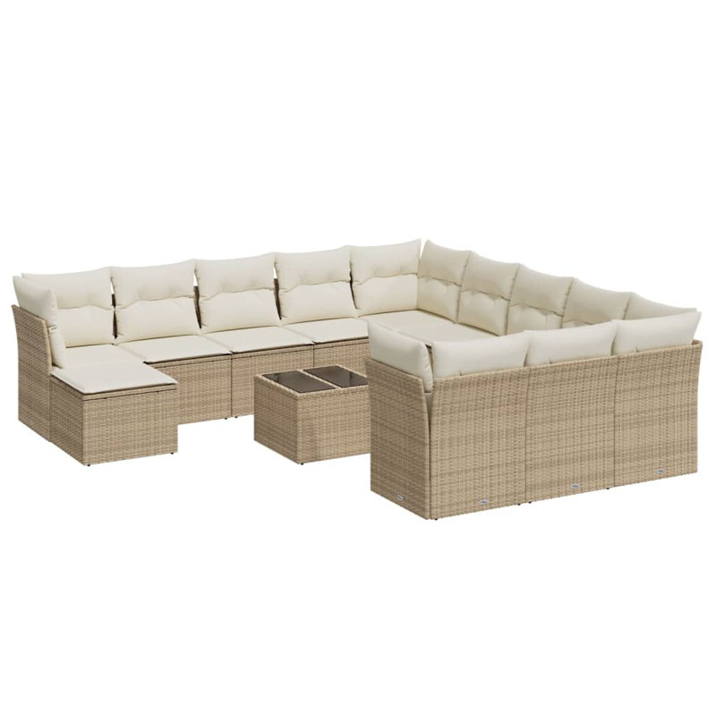 Ensemble de canapé de jardin Vidaxl PE