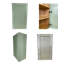 Armoire murale d'angle en contreplaqué Shaker de 13 po Shaker, prête à assembler-97626378-97677882