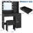 35.4" Makeup Vanity Desk with 3 Level Smart LED Mirror & Power Outlet-974202993