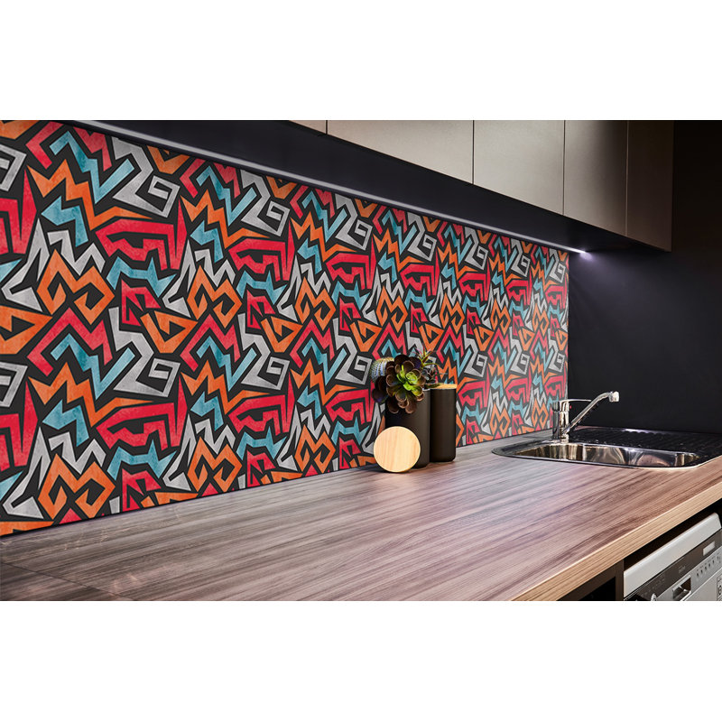 Self Adhesive Vinyl Splashback Wall Tiles Sticker Wall Stickers Tile Peel and Stick 39,37x19,68 Inch