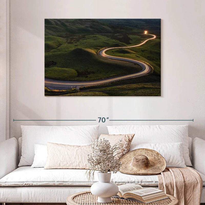 Country Road Light Trail, 30" H x 45" W