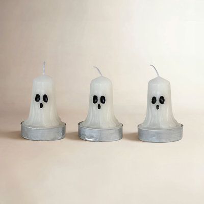 Unscented Ghost Tealight Candles In Box
