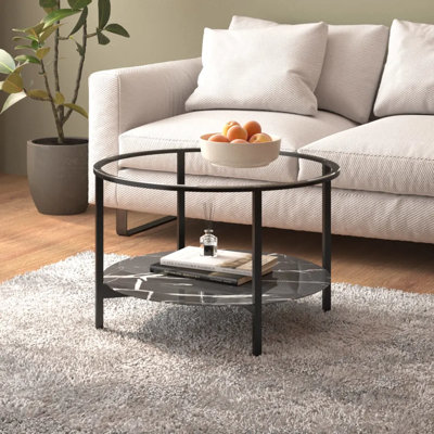 Ebern Designs Tea Table Tempered Glass