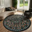 Tapis lavable à motif floral Kaldi-19868463-19868458
