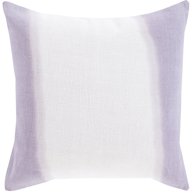 Striped Reversible Throw Pillow, 22" H x 22" W x 4" D, Olive, Polyester