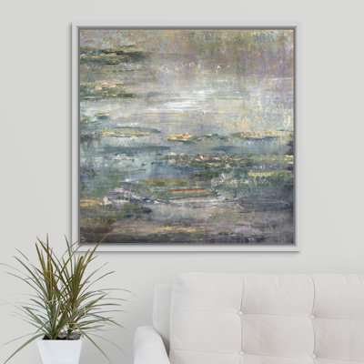 " Twilight Lilies II " by Alexys Henry Watercolor and Acrylic Painting