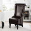 Fauteuil à oreilles rembourré à haut dossier-129224497