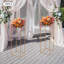 Support à fleurs 31,49 pouces 10 pièces en métal pour mariage ou fêtes