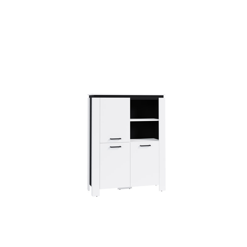 Lorrius 100cm Sideboard, White