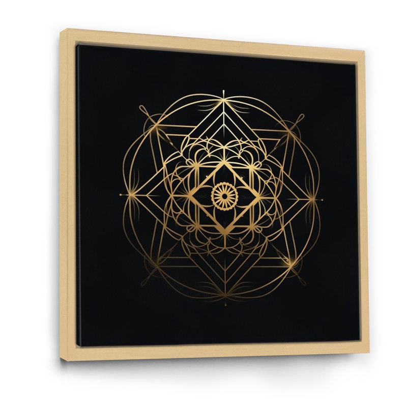 «Occult Visions», impression sur toile, H 16 po x l 16 po x P 1 po, Cadre naturel flottant