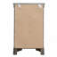 Sleek Transitional Metal Black Chest