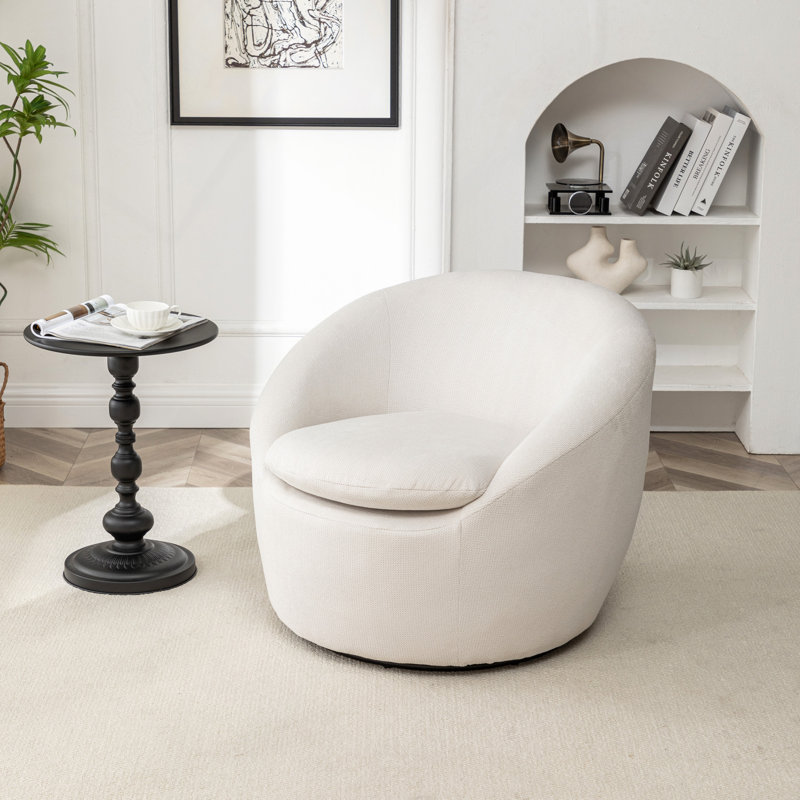 Fauteuil demi-tonneau Winnie, Beige
