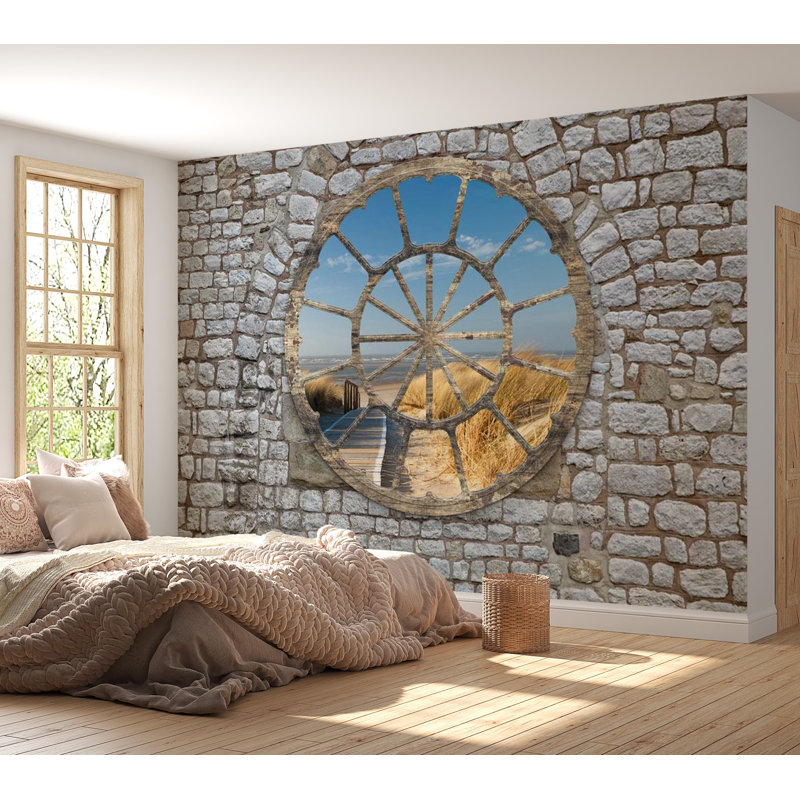 Murale derrière la plage Brookstone, L 154 po x L 110 po