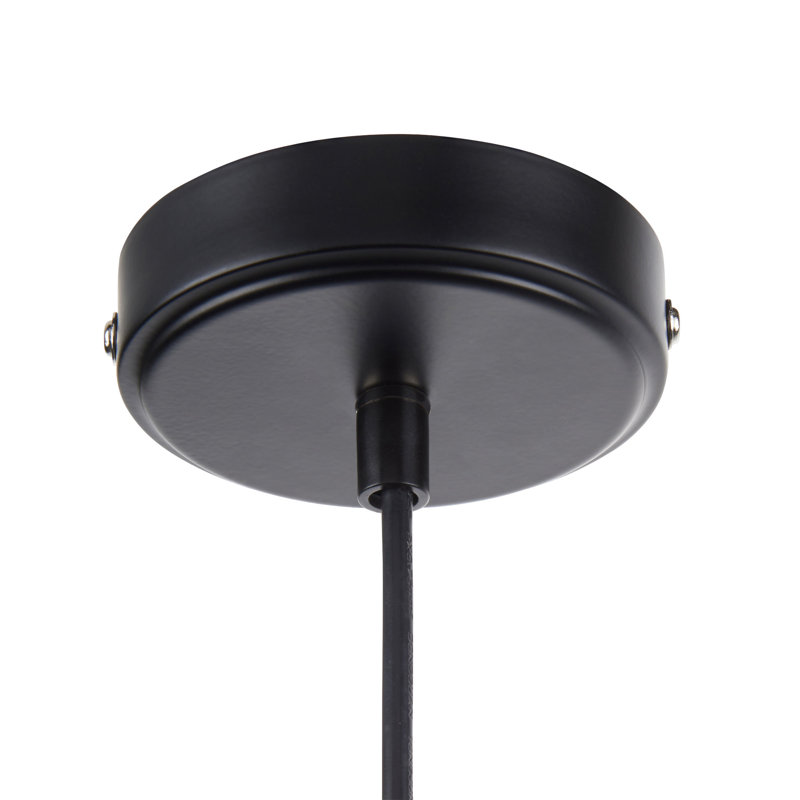 1 - Light Matt Black Paint Pendant