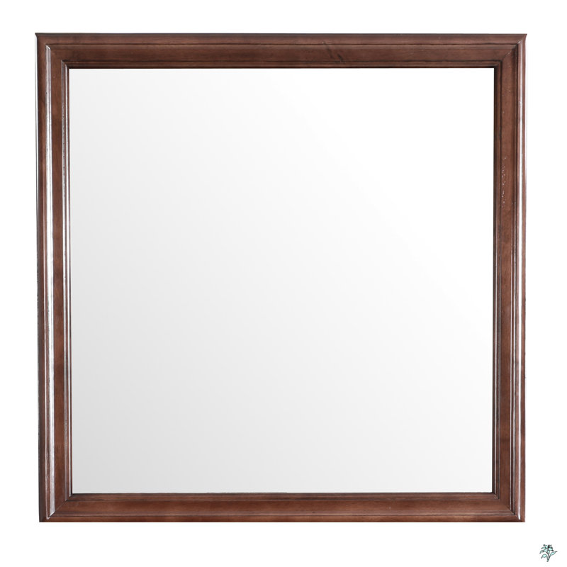 Miroir rectangulaire, Beige