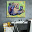 «Epic Graffiti», art mural sur toile «Spring Frolique» par Pat Saunders-White, 30 po x 26 po-44821786