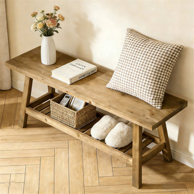 Banc en bois 43 po