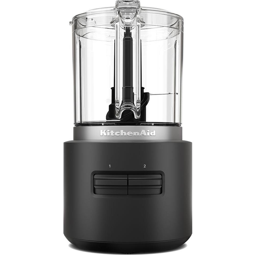 KitchenAid 5KFCR500BM Cordless Food Chopper - Black - Stainless Steel - Image 3