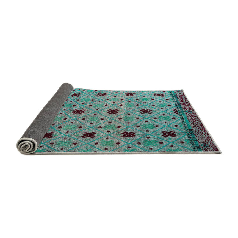 Abstract Indoor Rug, Round 7'