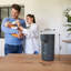 Countertop Top Loading Electric Water Cooler in Black/Teal