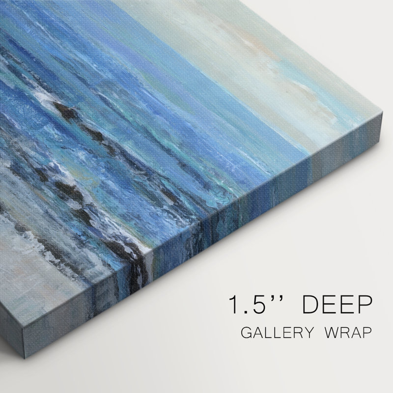 Breaking at the Beach I -Gallery Wraraped Cavas, 24 x 36