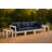 Kylis 90'' Wide Aluminum Patio Sofa with Cushions-61189572-61209824