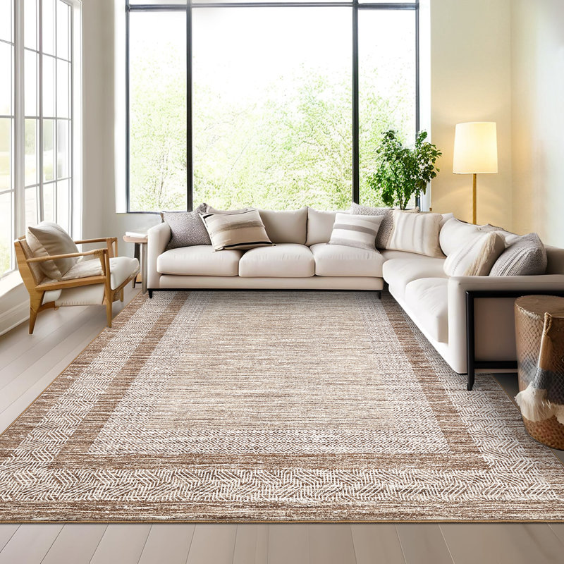 Tapis Lavable à la machine Randolph, Rectangle 8 pi x 10 pi